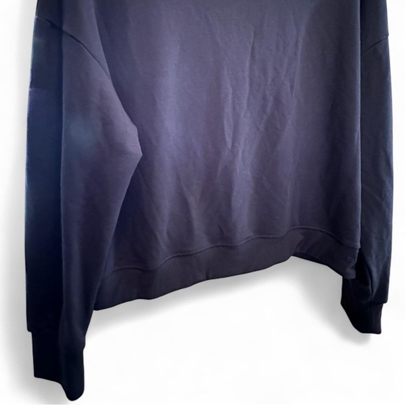 Avia Women's Black Oversized Cutout Sweater Top size Medium 8-10 - Picture 3 of 7